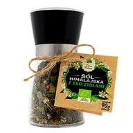 Przyprawy i zioła sypkie - Dary Natury przyprawy i zioła BIO SÓL HIMALAJSKA W MŁYNKU Z ZIOŁAMI BIO 90 g - - miniaturka - grafika 1