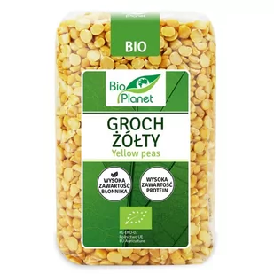 Bio Planet Groch Żółty BIO 500g - - Zdrowa żywność - miniaturka - grafika 1