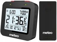 Stacje pogodowe - Zegar Z Termometrem I Czujnikiem Zewnętrznym Budzik Stacja Pogody Dcf - miniaturka - grafika 1