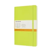 Notesy i bloczki - Notes Classic L 13x21 linia 192str BR lemon green - Moleskine - miniaturka - grafika 1