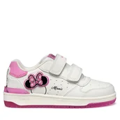 Buty dla dziewczynek - Sneakersy Geox J Washiba J55HXB 000BC C0563 D Biały - miniaturka - grafika 1