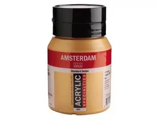 Talens Amsterdam, farba akrylowa, 500 ml, Złoty ciemny - Przybory szkolne - miniaturka - grafika 2