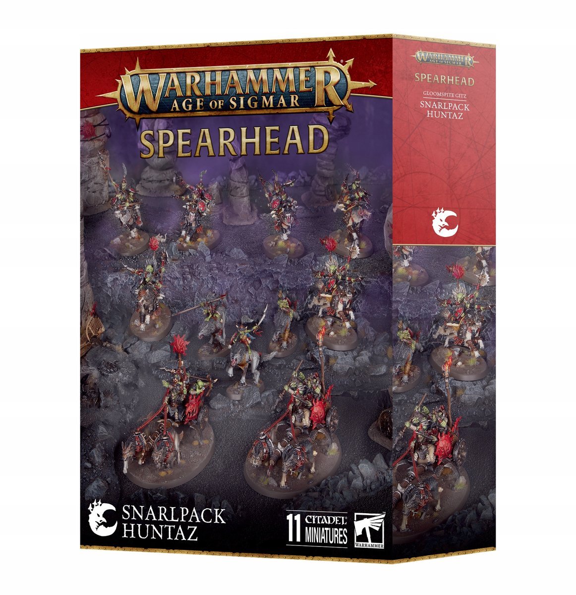 SPEARHEAD: SNARLPACK HUNTAZ ( GLOOMSPITE GITZ ) Pre-order new