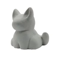 Figurki dekoracyjne - Kolorowanka 3D Figurka Gipsowa do Malowania Kreatywny Prezent Pies Wilk - miniaturka - grafika 1