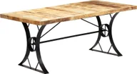Stoły - vidaXL Stół jadalniany, 180 x 90 x 76 cm, lite drewno mango - miniaturka - grafika 1