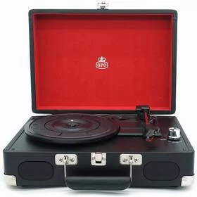 Gramofon GPO Soho V2 Czarny/Srebrny - Gramofony - miniaturka - grafika 1