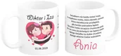 Gadżety dla niej i dla niego - Kubek Dla Świadkowej Podziękowanie Z Imieniem - miniaturka - grafika 1
