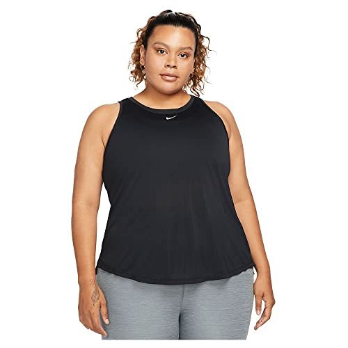 Nike Damska kamizelka W Nk One Df Std Tank Vest, czarny/biały, S