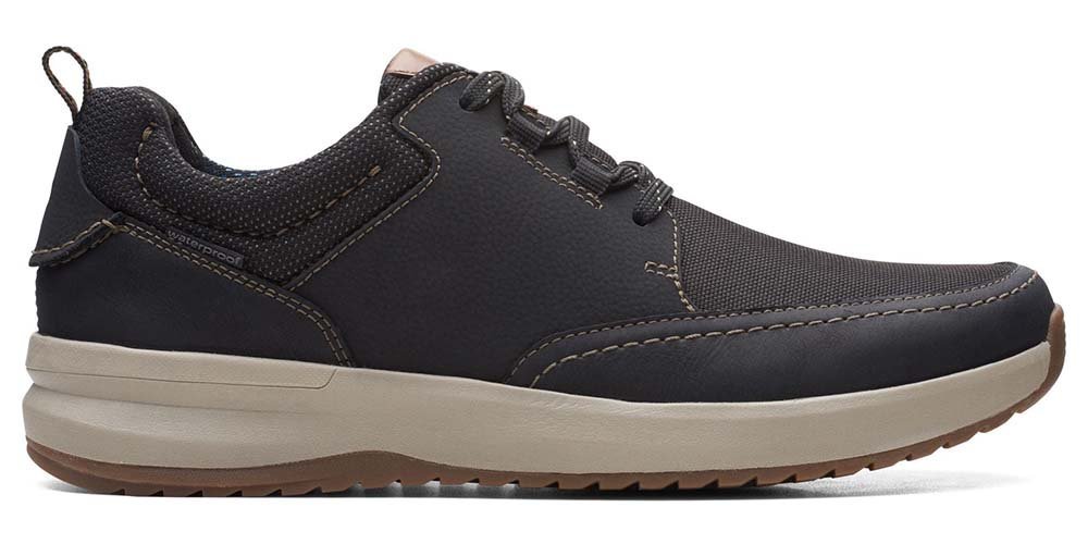 Buty Clarks Wellman Low II czarne skórzane 44