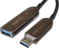 Kable USB - Kabel USB PremiumCord USB-A - USB-A 15 m Czarny ku3fiber15 - miniaturka - grafika 1