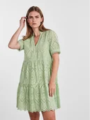 Sukienki - YAS Sukienka letnia Holi 26027163 Zielony Regular Fit - miniaturka - grafika 1