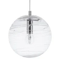Lampy sufitowe - Beliani Lampa wisząca szklana transparentna MIRNA - miniaturka - grafika 1