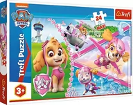 Puzzle - Trefl Puzzle 24-Maxi Bohaterska Sky Psi Patrol. Paw Patrol 14307 - miniaturka - grafika 1