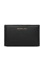 Portfele - MICHAEL Michael Kors Duży Portfel Damski 32S5GYTZ2L Czarny - miniaturka - grafika 1