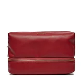 Kosmetyczki, organizery i kuferki - Kosmetyczka Puccini QML007 Bordowy - miniaturka - grafika 1