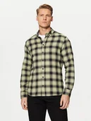 Koszule męskie - Blend Koszula 20717421 Zielony Slim Fit - miniaturka - grafika 1