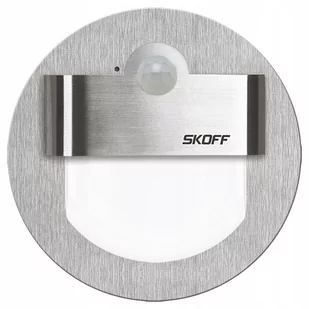 Oprawa Schodowa LED 2,4W 3000K 230V IP20 Szlif Inox RUEDA z Czujnikiem Ruchu Skoff - Akcesoria do oświetlenia - miniaturka - grafika 1
