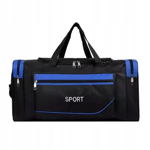 Torba Sportowa Podróżna Na Ramię Z Paskiem 53x28x20cm Niebieska 30l - Torby sportowe - miniaturka - grafika 1
