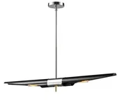 Lampy sufitowe - KingHome Lampa wisząca Apollo 1 - czarna MD21419-2M.BLACK - miniaturka - grafika 1