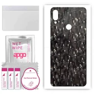 Szkła hartowane na telefon - Folia naklejka skórka strukturalna na TYŁ do Xiaomi Redmi Note 7 Pro - Carbon Pixel Czarny - apgo SKINS - miniaturka - grafika 1