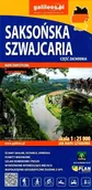 Obcojęzyczne przewodniki, mapy i atlasy - Mapa - Saksońska Szwajcaria cz. zachodnia 1:25 000 - książka - miniaturka - grafika 1