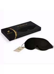 Maska opaska na oczy do spania Waya 3D Premium - black - Akcesoria turystyczne - miniaturka - grafika 2