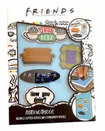 Notesy i bloczki - Zeszyt Notes Friends Przyjaciele + 5Xrzep Naszywki - miniaturka - grafika 1