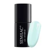Lakiery hybrydowe - Semilac Semilac uv lakier hybrydowy 7 ml - Nr 387 Mint Refresh - miniaturka - grafika 1