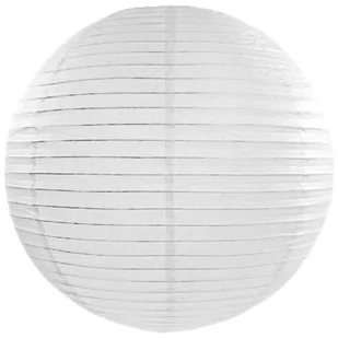 PartyDeco Lampion papierowy, biały, 25 cm LAP25-008 - Gadżety na imprezę - miniaturka - grafika 1
