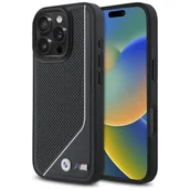 Etui i futerały do telefonów - Etui BMW M Perforated Twisted Line MagSafe do Apple iPhone 16 Pro Czarny | Bezpłatny transport - miniaturka - grafika 1