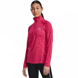Damska bluza treningowa UNDER ARMOUR Tech 1/2 Zip - Twist - Bluzy sportowe damskie - miniaturka - grafika 1
