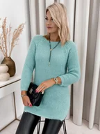 Swetry damskie - SWETER VICTORIA MIĘTOWY UNI - Ubra - miniaturka - grafika 1