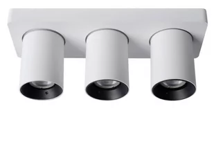 Lucide NIGEL Biały LED 3x5W DIM ściemnialny CRI95 3xGU10 Spot 09929/15/31 - Lampy sufitowe - miniaturka - grafika 1