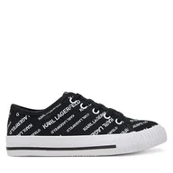 Buty dla chłopców - Tenisówki Karl Lagerfeld Kids Z30562 M Czarny - miniaturka - grafika 1