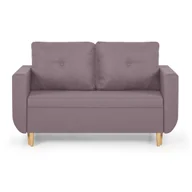 Sofy i kanapy - Sofa kanapa 2 os z funkcją spania DORO różowa - miniaturka - grafika 1