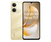 Telefony komórkowe - Realme Note 70T 4/256GB Złoty - miniaturka - grafika 1
