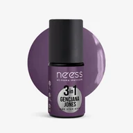 Lakiery hybrydowe - NEESS Lakier hybrydowy One Step 3in1 Gencjana Jones 4 ml - miniaturka - grafika 1