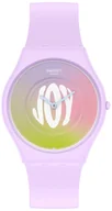 Zegarki damskie - Zegarek Swatch SS09V101 TIME FOR JOY - miniaturka - grafika 1