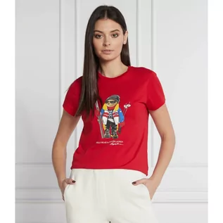 Koszulki i topy damskie - POLO RALPH LAUREN T-shirt | Slim Fit - grafika 1