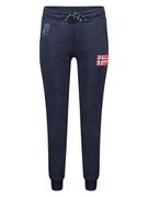 Spodnie sportowe damskie - Geographical Norway Spodnie dresowe "Monbichon" w kolorze granatowym - miniaturka - grafika 1