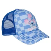 Czapki i chusty sportowe męskie - Czapka trucker - Cerda - Stitch - Niebieska - Unisex - Wiosna / Lato - miniaturka - grafika 1