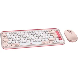 LOGITECH POP ICON Combo Rose 920-013142 - Zestawy myszka + klawiatura - miniaturka - grafika 1