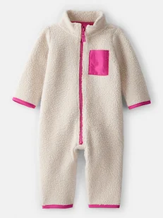 carter's Kombinezon polarowy w kolorze beżowym - Pajacyki dla niemowląt - miniaturka - grafika 1