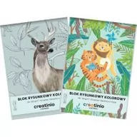 Szkolne artykuły papiernicze - Top-2000 Bok rysunkowy kolorowy A4 Creatinio 10 kartek 20 szt. - miniaturka - grafika 1