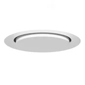 Lampy sufitowe - Lampa sufitowa Drop 3029 Shilo do zabudowy podtynkowa biała - miniaturka - grafika 1