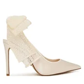 Sandały damskie - Sandały Steve Madden Teacup-P 11005220 Biały - miniaturka - grafika 1