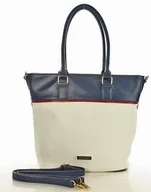 Torebki damskie - MONNARI Funkcjonalna torba shopper bag granatowy - miniaturka - grafika 1