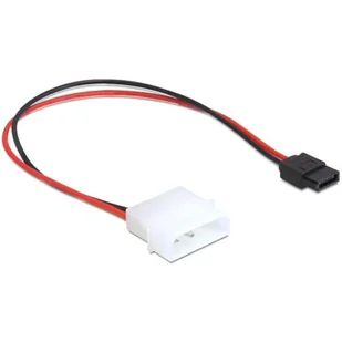 Delock Kabel do dysku ZASILAJĄCY MOLEX M ->SATA F SLIM 6PIN 24CM (82913) - Kable komputerowe i do monitorów - miniaturka - grafika 1