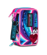 Piórniki - PIÓRNIK POTRÓJNY Z WYPOSAŻENIEM COLOR RAINBOW CAT MITAMA - miniaturka - grafika 1