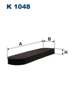 Filtry kabinowe - FILTRON Filtr kabinowy K1048 - miniaturka - grafika 1